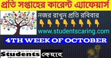 কারেন্ট অ্যাফেয়ার্স